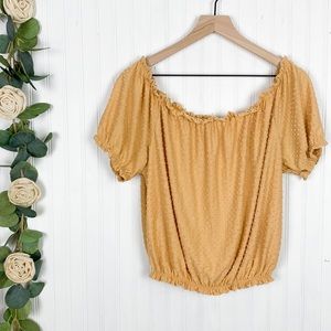 PERSAYA Mustard Colored Top
